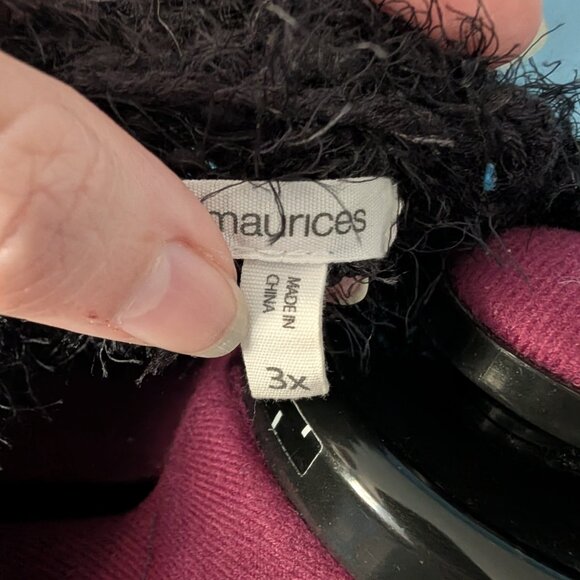 Long black cardigan - Picture 2 of 3